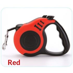 Pet Automatic Telescopic Traction Rope (Option: red-5m)