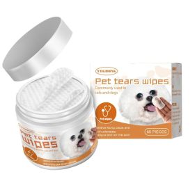 Yegebang Pet Wipes For Cleaning Dogs And Cats Tear Stains Eye Cleaning Wipes Eye Dirt Cotton Pads (Option: 1PCS)