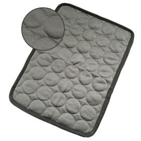 Dog Cooling Mat Summer Pets Cold Bed Extra Large For Small Big Dogs Pet Accessories Cat Durable Blanket Sofa Cat Ice Pad Blanket Pet Products (Option: Dark Gray-M60*50cm)
